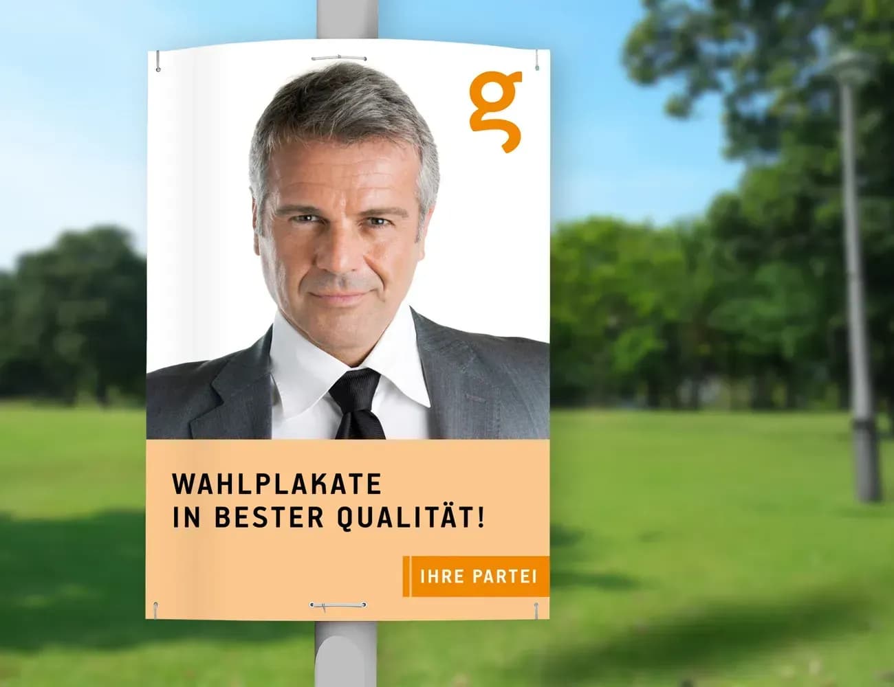 Wahlplakate für NRW-Wahlkampf drucken