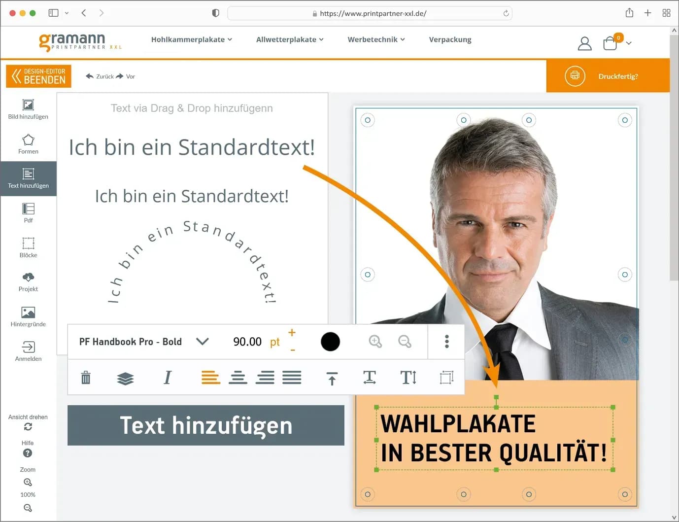 Zuverlässige Wahlplakate gestalten für NRW-Wahl