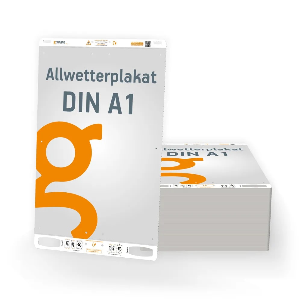 Allwetterplakat DIN A1 Outdoorplakat Veranstaltungsplakat