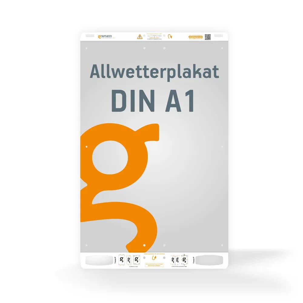 Allwetterplakat DIN A1 Outdoorplakat Veranstaltungsplakat