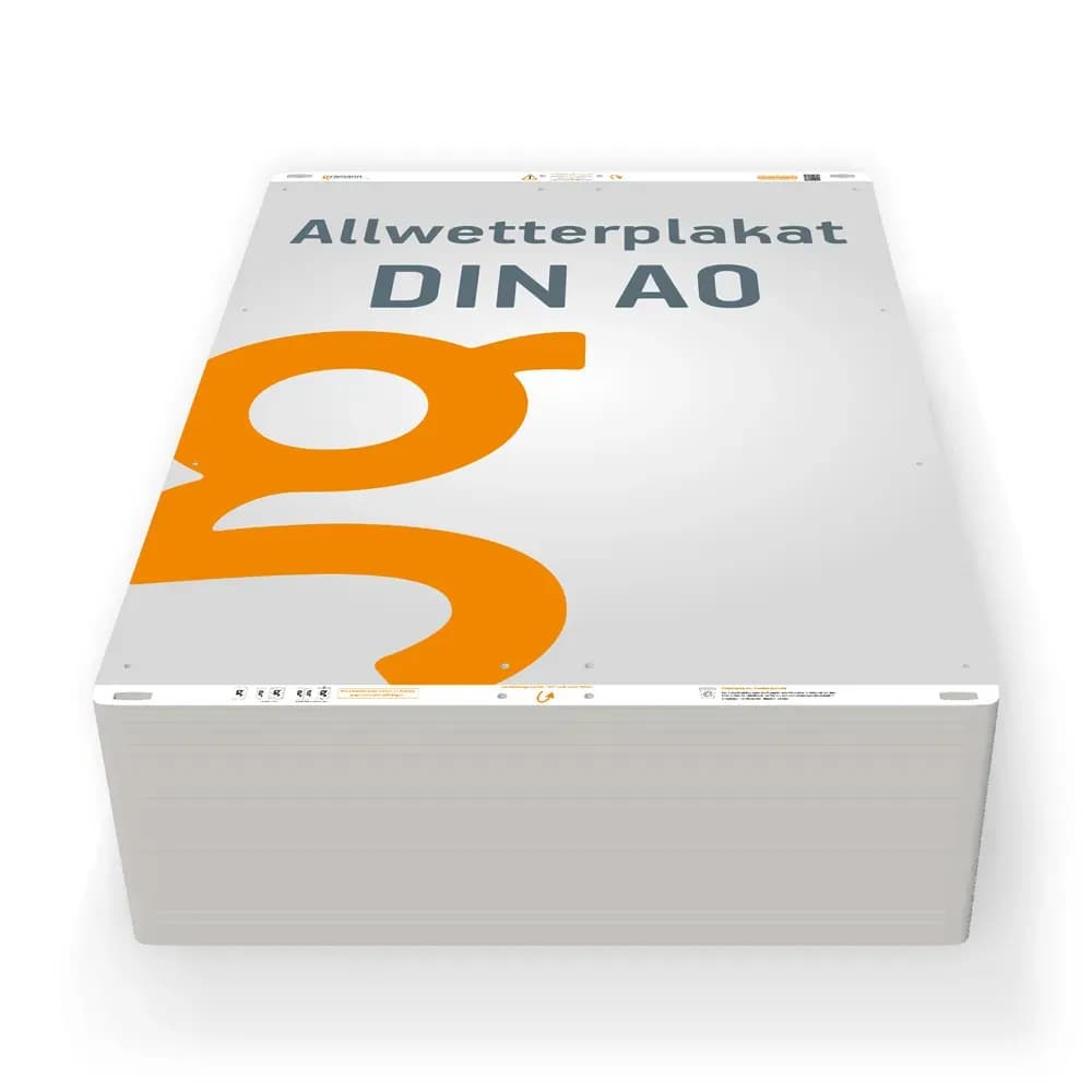 Allwetterplakat DIN A0 Outdoorplakat Veranstaltungsplakat